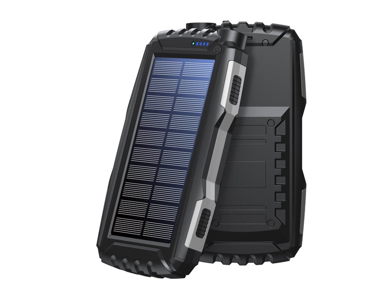 DENVER PSO-20010 MK2 – Solar Powerbank with 20.000mAh Battery and Triple USB Output - 20000 Ah