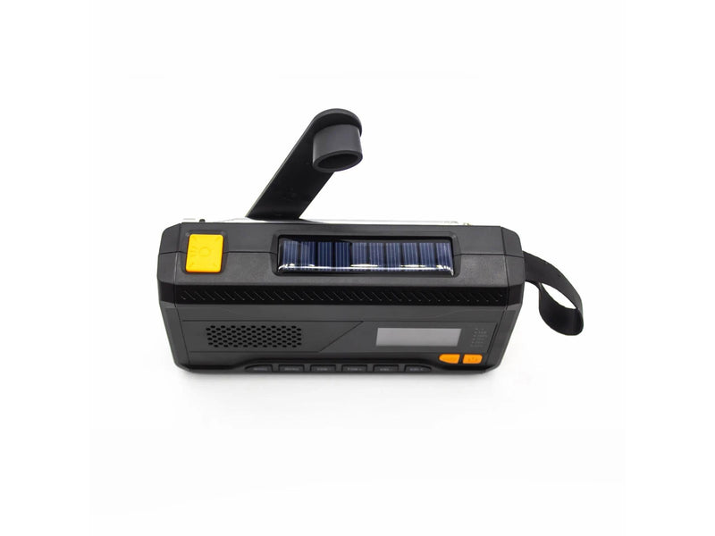 DENVER SCD-2033 - Emergency Radio - Solar - Dynamo - 2000mAh Powerbank - DAB/FM - schwarz