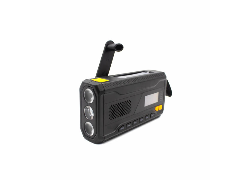 DENVER SCD-2033 - Emergency Radio - Solar - Dynamo - 2000mAh Powerbank - DAB/FM - schwarz