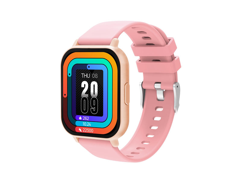 DENVER SWC-176RO Rose - Bluetooth Smart Watch with health sensors & call function
