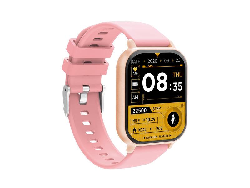 DENVER SWC-176RO Rose - Bluetooth Smart Watch with health sensors & call function