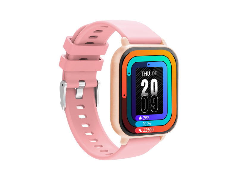 DENVER SWC-176RO Rose - Bluetooth Smart Watch with health sensors & call function