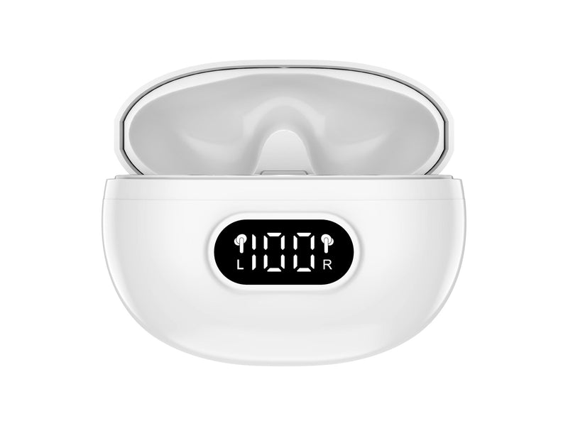 DENVER True wireless earbuds with charging case & handsfree function with ENC (4 mics) - TWE-357
