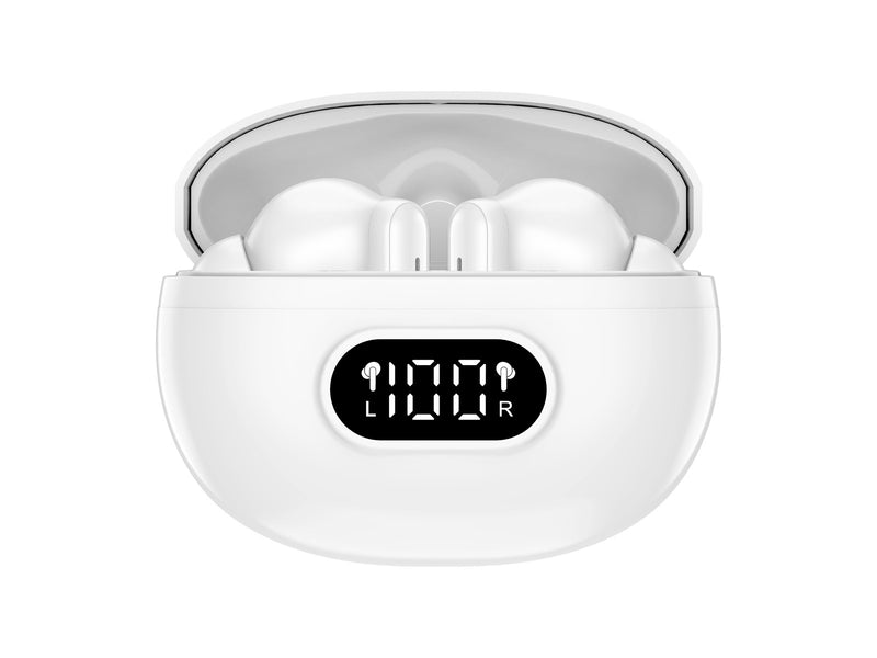 DENVER True wireless earbuds with charging case & handsfree function with ENC (4 mics) - TWE-357