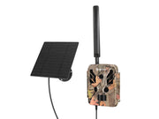 DENVER WSL-8050 - Wildlife camera with 8MP CMOS 4G to connect to Trail cam go application and 5W solar panel