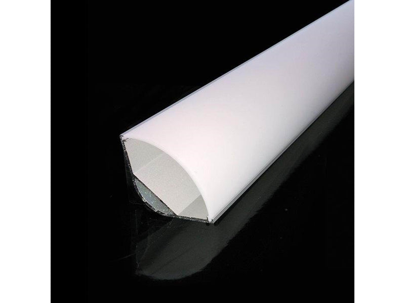 DEVELTRON Alu profil 5 med opal cover - 2.5 m