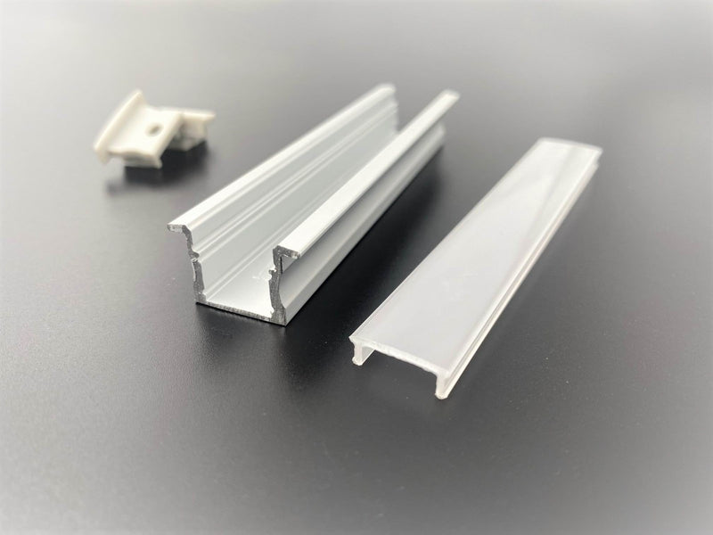 DEVELTRON Alu profile 9 with opal cover - 2.5 m
