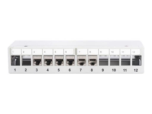 DIGITUS 12-Port Desktop Modular Patch Panel