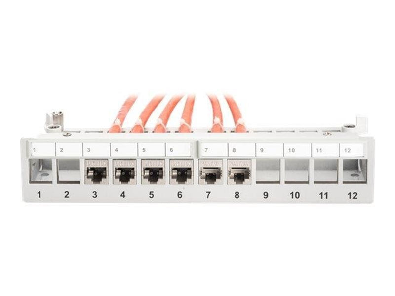 DIGITUS 12-Port Desktop Modular Patch Panel