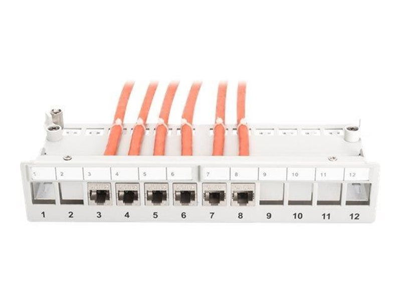 DIGITUS 12-Port Desktop Modular Patch Panel