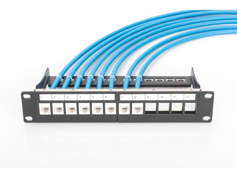 DIGITUS 12-Port Modular Patch Panel