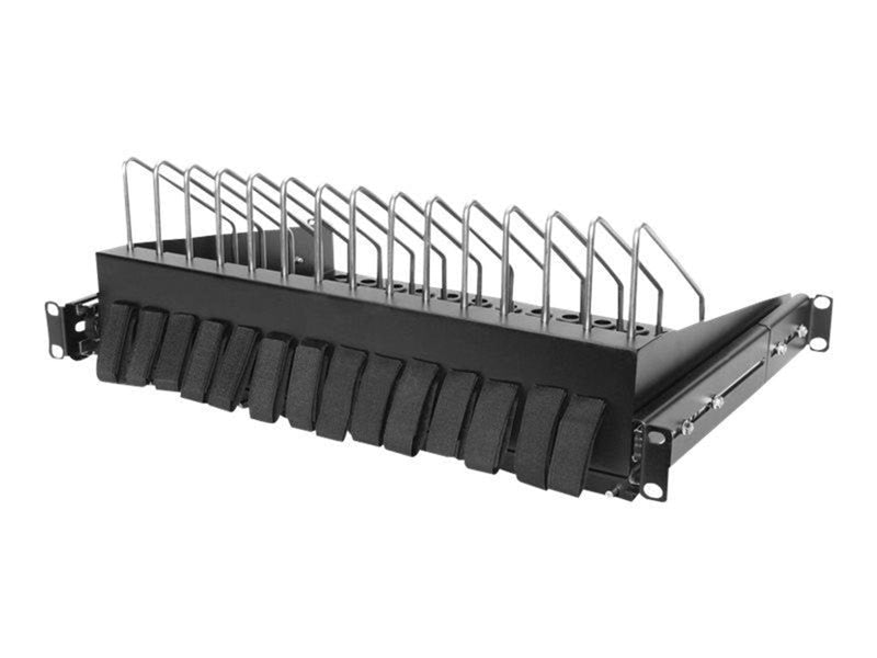 DIGITUS 1U - Extendible Shelf for Tablets/Notebooks/Smartphones