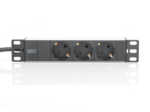 DIGITUS 3-Port - 1U - Aluminum PDU