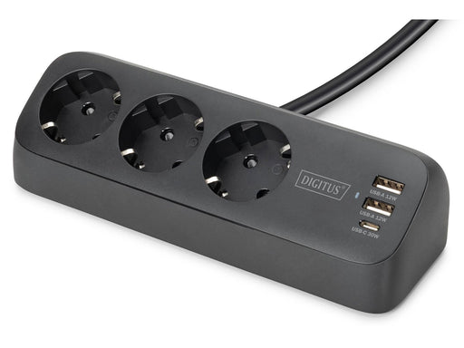 DIGITUS 3-Way Desk Power Socket.