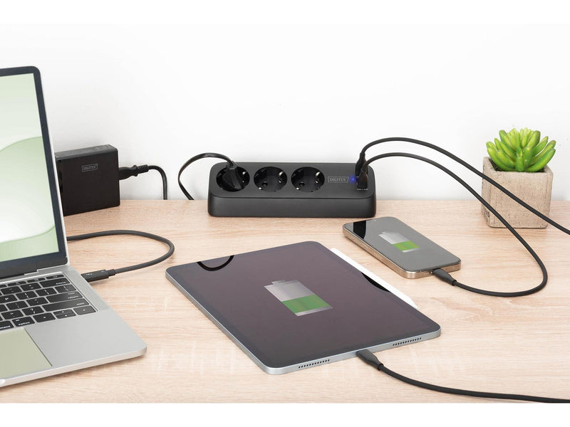 DIGITUS 3-Way Desk Power Socket.