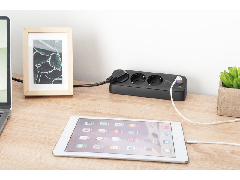 DIGITUS 3-Way Desk Power Socket.