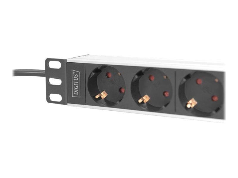 DIGITUS 4-Port - 1U - Aluminum PDU