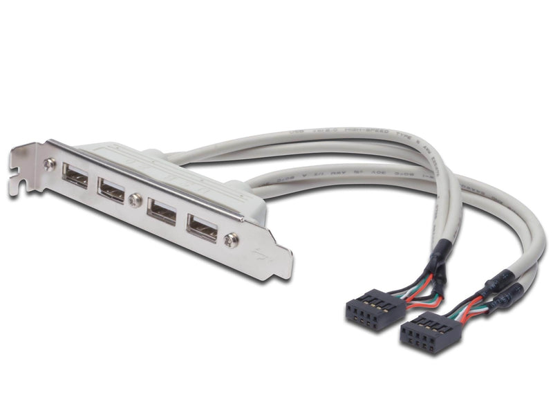 DIGITUS 4-Port USB Slot Bracket Cable