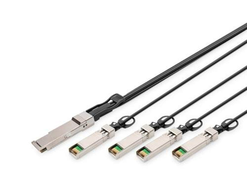 DIGITUS 40GBase direct attach cable - 2 m - Schwarz - 2m