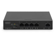 DIGITUS 4+1 Port Ethernet Unmanaged PoE Switch