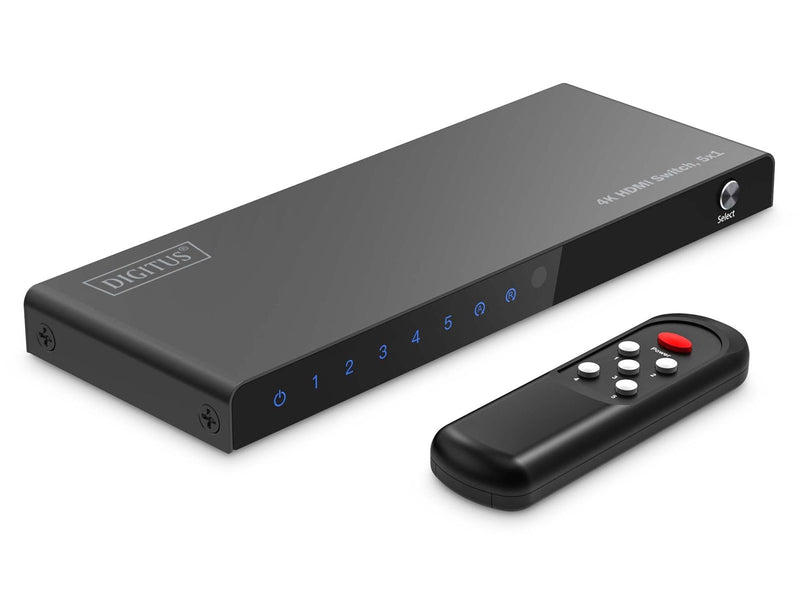DIGITUS 5x1 4K HDMI Switch