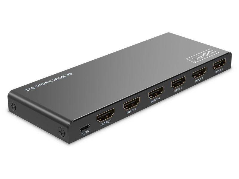 DIGITUS 5x1 4K HDMI Switch