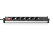 DIGITUS 6-Port Power Strip (with 3x USB Ports)