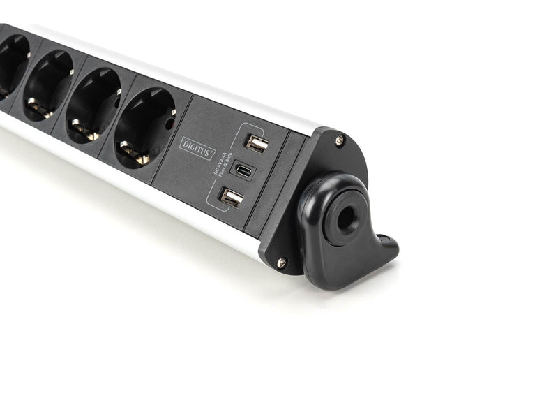 DIGITUS 6-Port Power Strip (with 3x USB Ports)