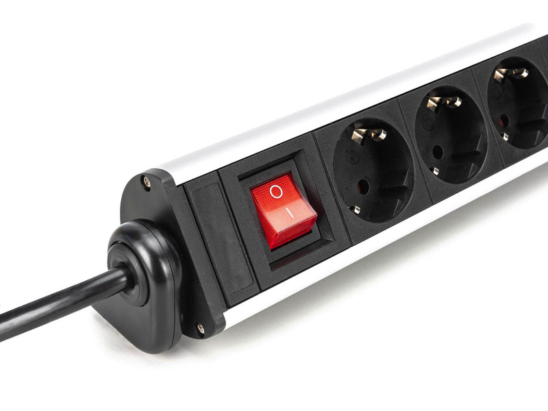 DIGITUS 6-Port Power Strip (with 3x USB Ports)