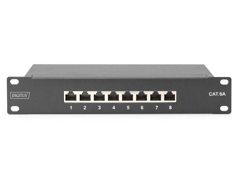 DIGITUS 8-Port 1U CAT 6A Patch Panel