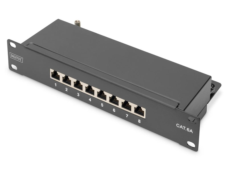 DIGITUS 8-Port 1U CAT 6A Patch Panel