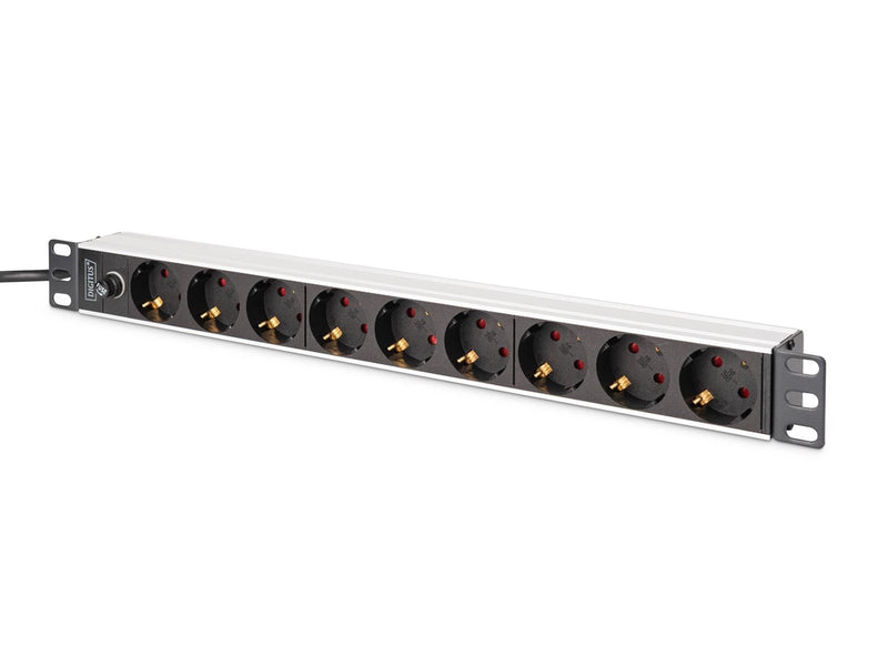 DIGITUS 9-Port - 1U - Aluminum PDU