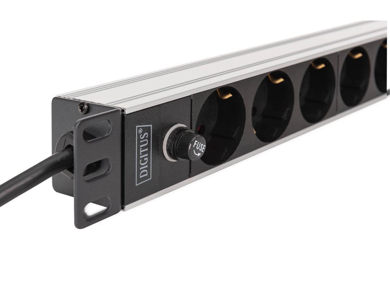 DIGITUS 9-Port - 1U - Aluminum PDU