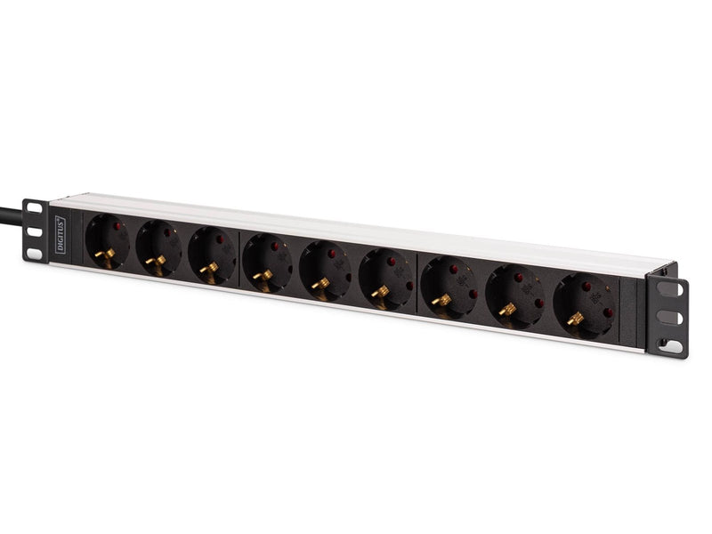 DIGITUS 9-Port - 1U - Aluminum PDU
