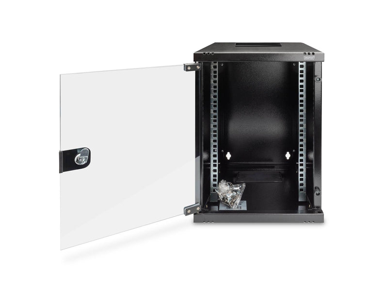 DIGITUS 9U - Wall-mounted housing 254 mm (10") - 312x300 mm (WxD)