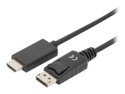 DIGITUS ASSMANN adapter cable - DisplayPort / HDMI - 3 m