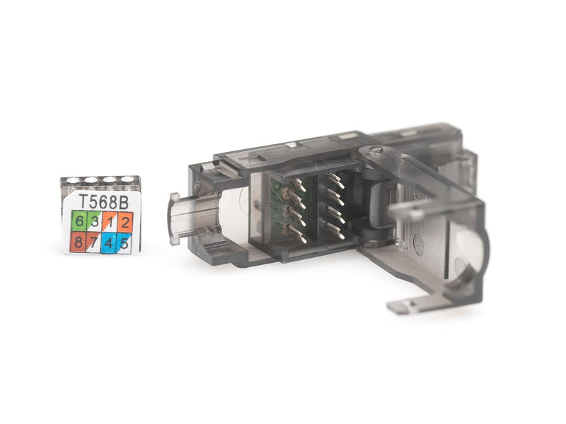 DIGITUS CAT 6A Connector for Field Assembly - Schwarz