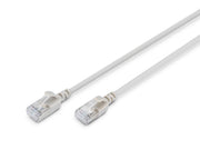DIGITUS CAT 6A F-FTP Slim Patch Cord - 5m - Grau - 5m