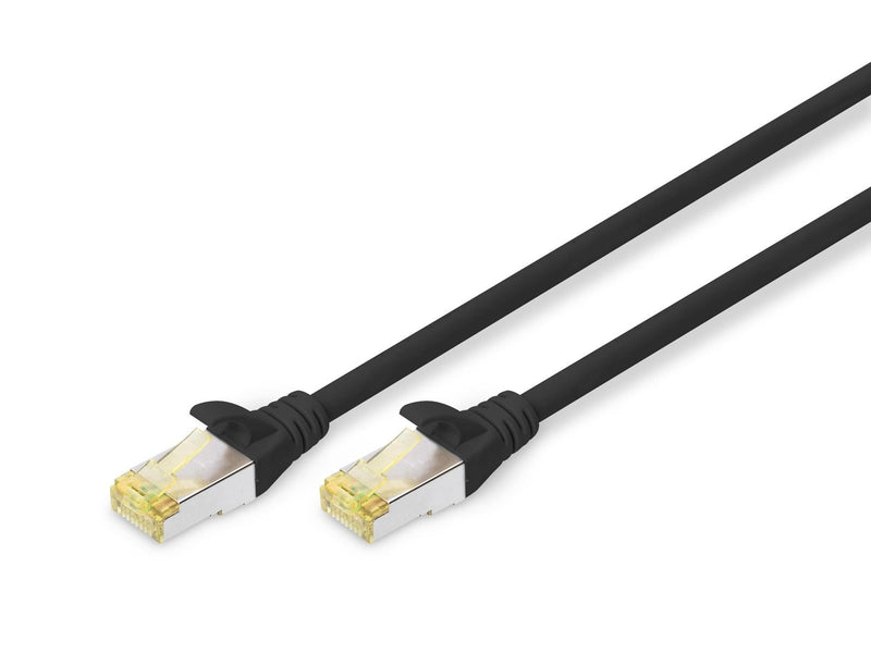 DIGITUS CAT 6A S-FTP patch cord - 10m - Schwarz - 10m