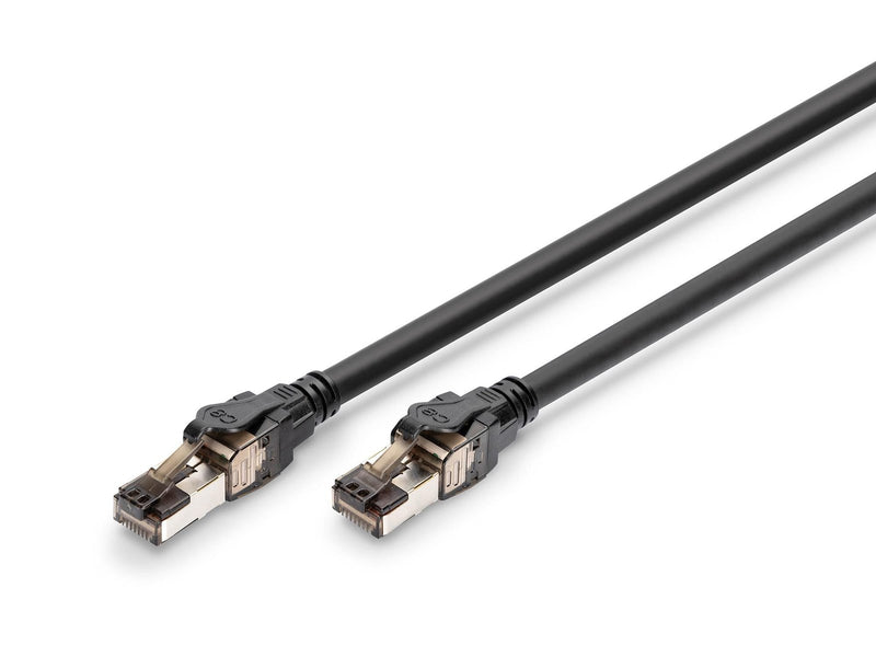 DIGITUS CAT 8.1 S-FTP Patch Cord - 3m - Schwarz - 3m