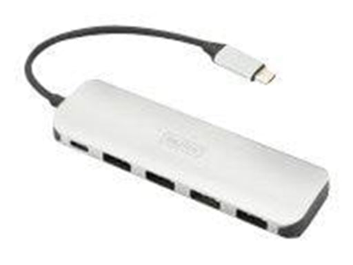 DIGITUS DA-70242-1 - hub - 4 ports USB-Hubs - 4 - Weiß