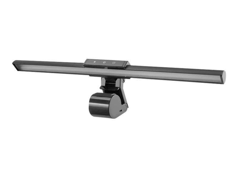 DIGITUS DA-90415 - monitor reading lamp - LED - 5 W - warm to cold white light - 3000-6500 K - black