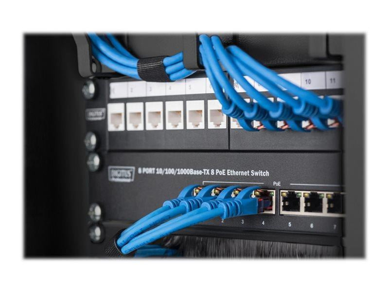 DIGITUS DN-10-ORG-1U-B - 1U - Cable Management Panel