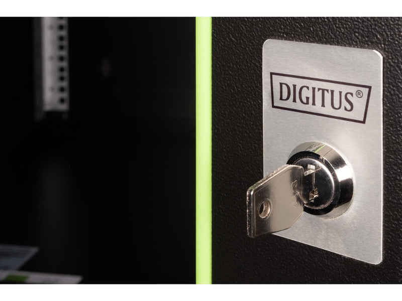 DIGITUS DN-19 09U-6/6-SW - 9U - Wall Mounting Rack Cabinet