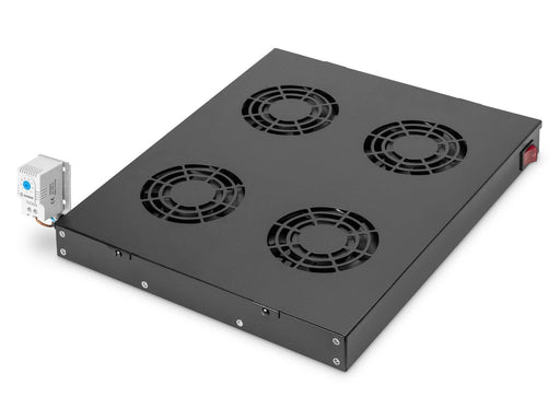 DIGITUS DN-19 FAN-4-HO-SW Ventilation Unit for variable 483 mm (19") installation