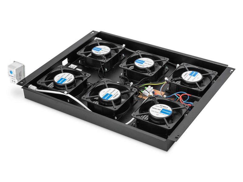 DIGITUS DN-19 FAN-6-SRV-B Roof Cooling Unit for Unique Server Cabinets