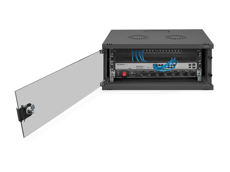 DIGITUS DN-38011 - SOHO - 4U - Wall Mount Rack Cabinet