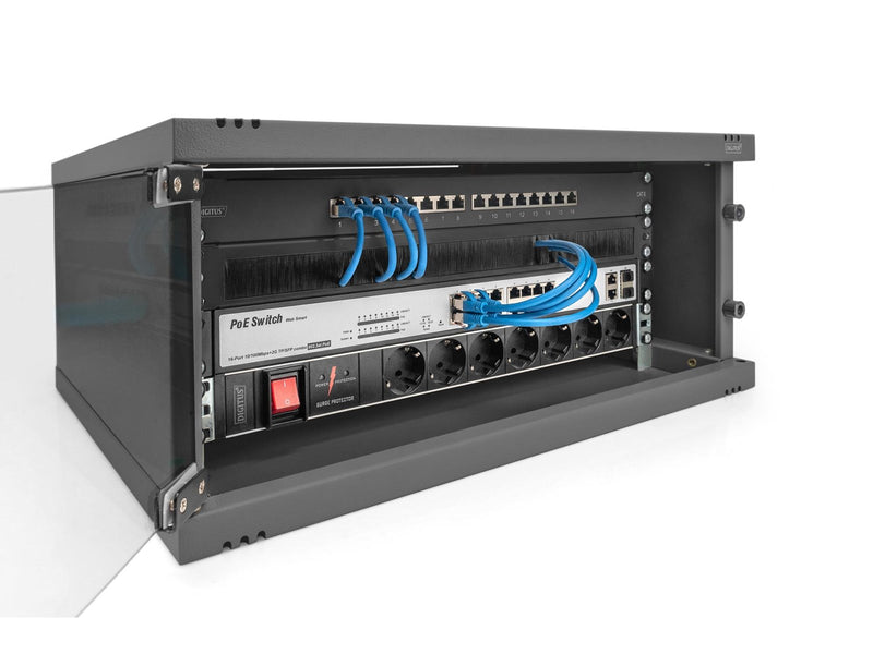DIGITUS DN-38011 - SOHO - 4U - Wall Mount Rack Cabinet