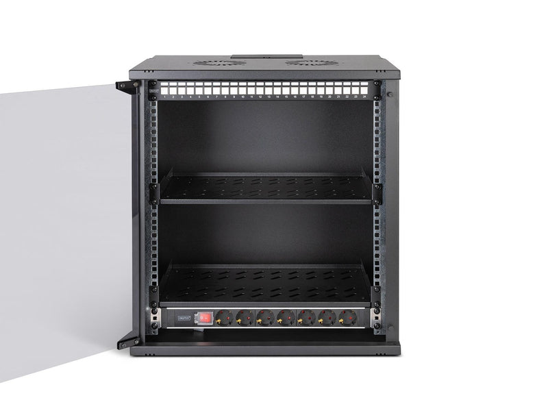 DIGITUS DN-49207-SET - SOHO Pro - 12U Wall Mount Rack Cabinet