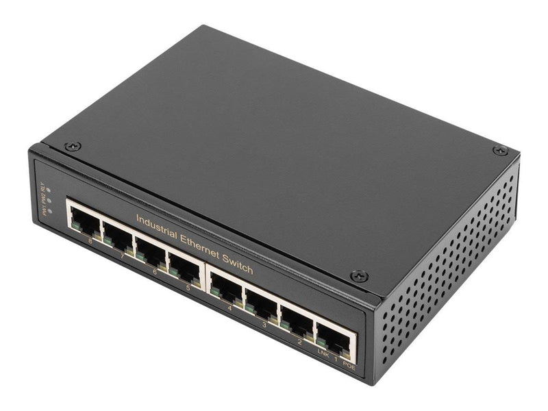 DIGITUS DN-651108 - switch - industrial gigabit - 8 ports - unmanaged